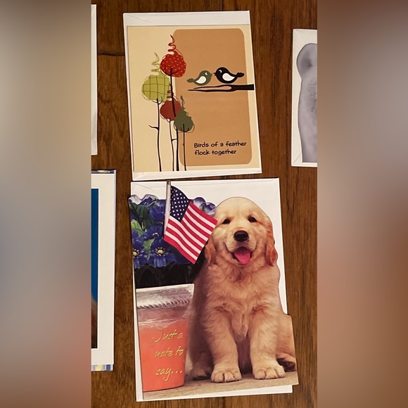 Thinking of You Cards Lot of 9 NATURE, BIRDS, DOGS greeting NOS - Picture 3 of 16